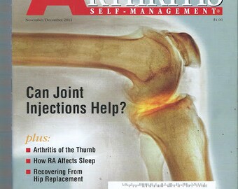 Year 2011, Arthritis Self- Management Magazine Nov/Dec 2011