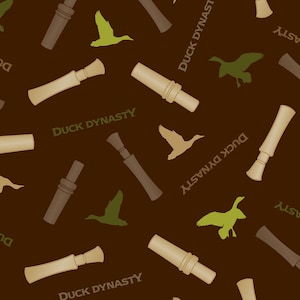 Duck Dynasty Duck Call Fabric Quilt or Craft Home Decor