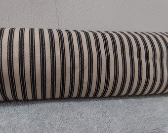 Ticking Stripe Black/off white Door Breeze Blocker Door Draft Stopper Door Snake Dodger with Cedar Filled