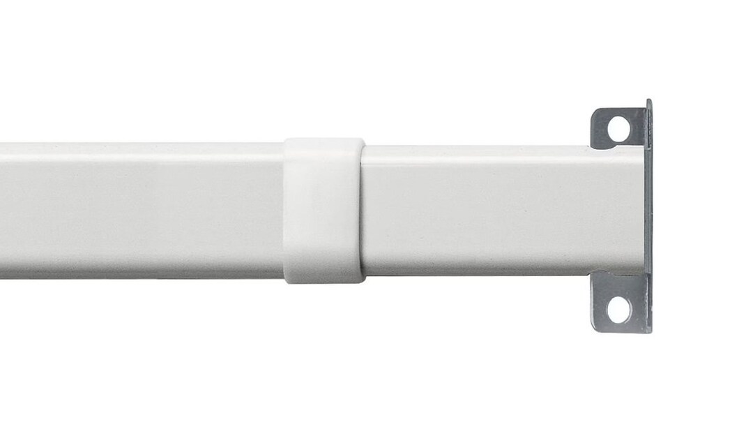 Graber Flat Lockseam Sash Rod 20 to 36inch Adjustable Width, White Etsy