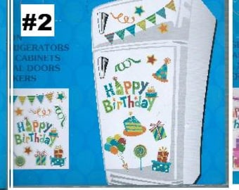 Happy Birthday Refrigerator Magnets