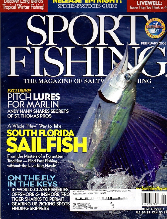 Year 2006, Sport Fishing Magazine - Etsy