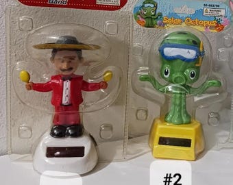 Solar Dancing Swinging Toys - No Batteries Required