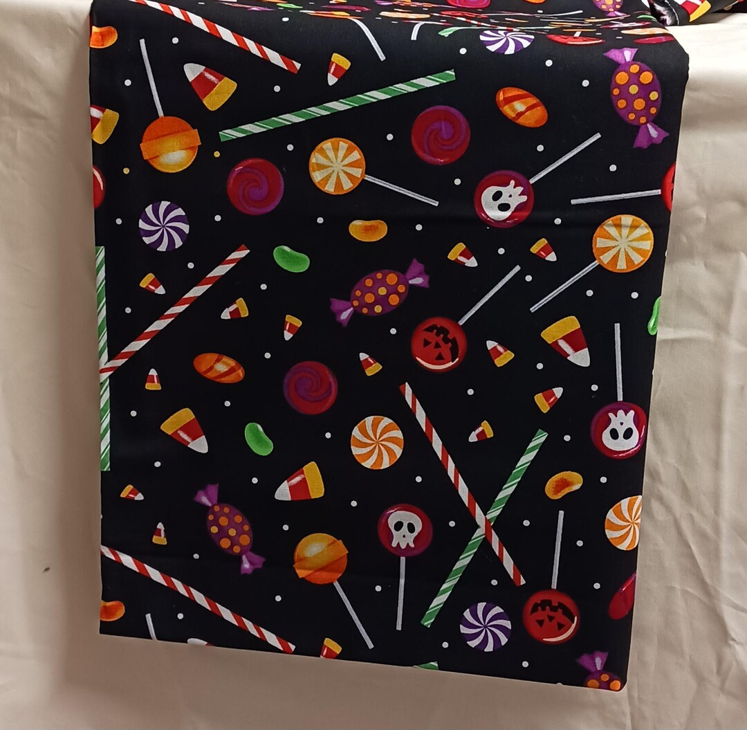 Fall Autumn Halloween Candy Treat Fabric Table Runner - Etsy
