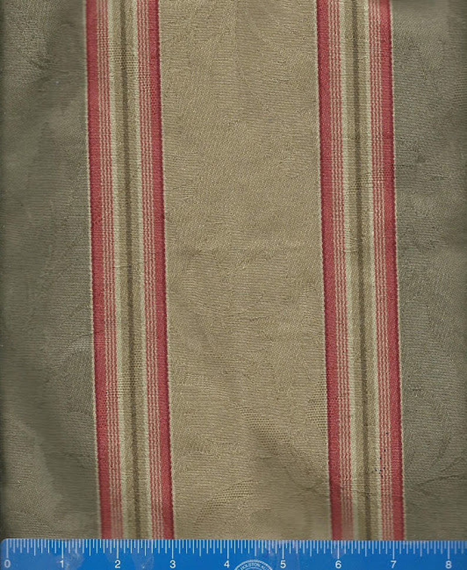 Capulet Stripe Color Jute, Damask Decorative Fabric - Etsy