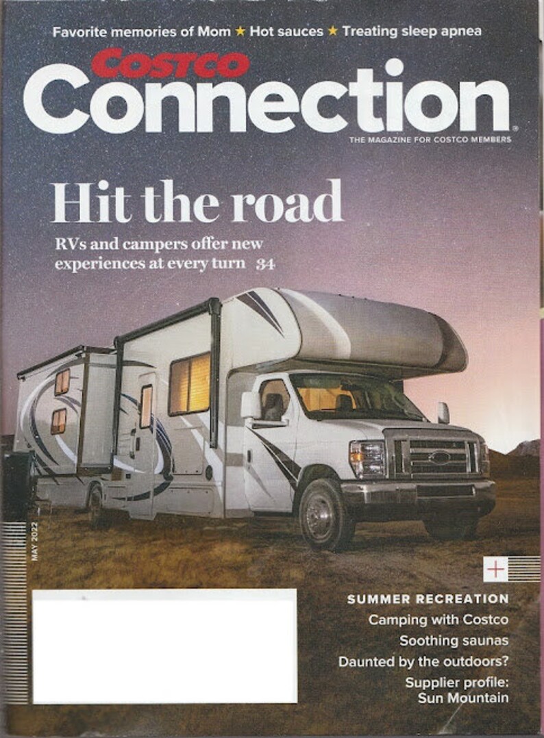 Costco Connection Magazine May 2022 Hit the Road Etsy