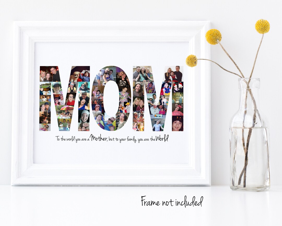 Personalized Mother's Day Gift mom Photo Collage Gift for Mom Custom ...