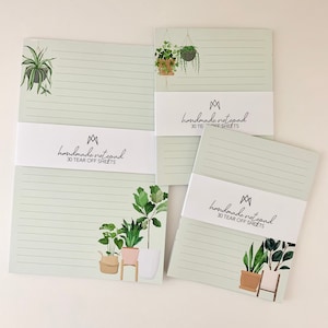 Notepads - Houseplants | Plants, Indoor Plants, Memo Pad, To Do List, Stationery