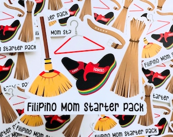 Filipino Moms Starter Pack Sticker