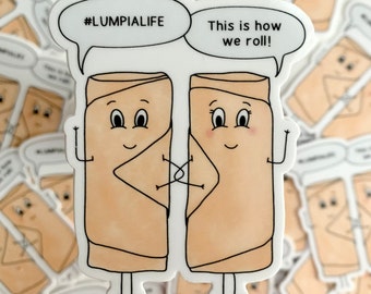 Sticker - #lumpialife I Filipino, Filipino Food, Lumpia