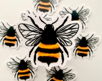 Bumble Bee Clear Sticker