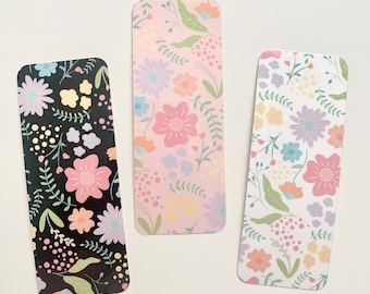 Bookmark - Spring Blooms | Florals, Book Lover, Bookish, Bookworm, Stationery