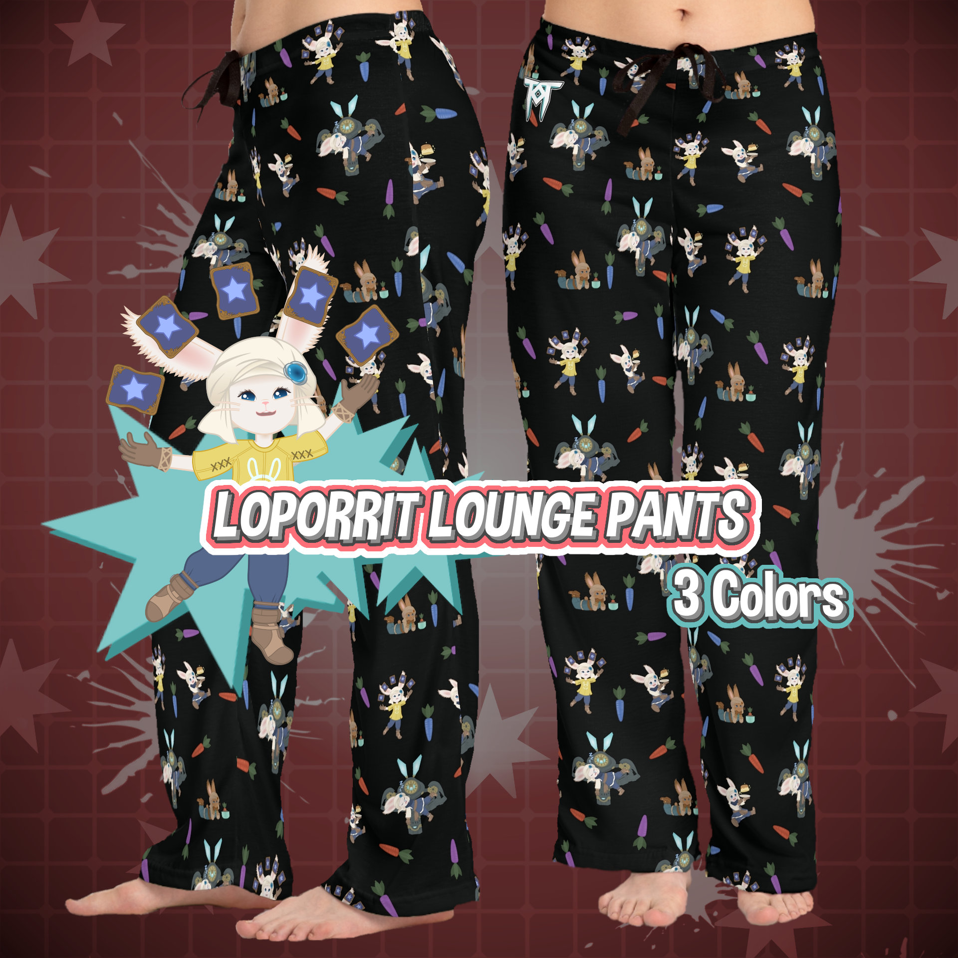 Loporrit Lounge Pants Loporr bit Series Etsy