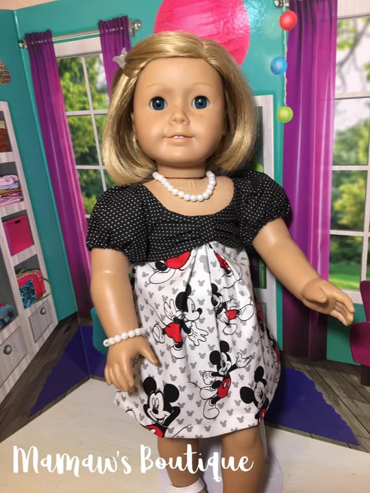 mickey mouse black dress