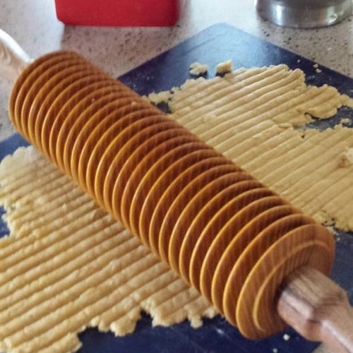 Noodle Cutter Rolling Pin Etsy