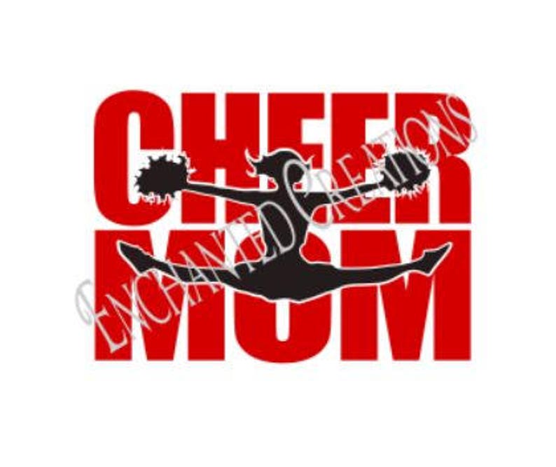 Download SVG/EPS/DXF/png file Cheer Mom Knockout Cheerleader | Etsy