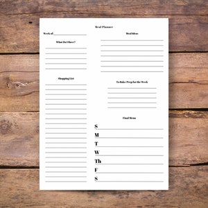 Meal Planner and Shopping List- Catholic Church home, Liturgical Living, Traditional Catholic, Mothers day, Birthday, homemaker, homeschool