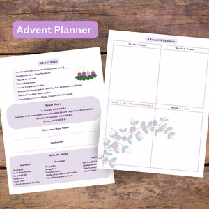 Adventsplaner - Traditionelles Katholisches, Liturgisches Leben, Lateinische Messe, Organisation, Homeschool, Weihnachten, Aktivitäten, heiliger Feiertag, Familie