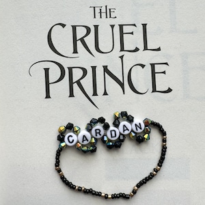 The Cruel Prince - Cardan | Bookish Beaded Bracelet | Folk of the Air inspired
