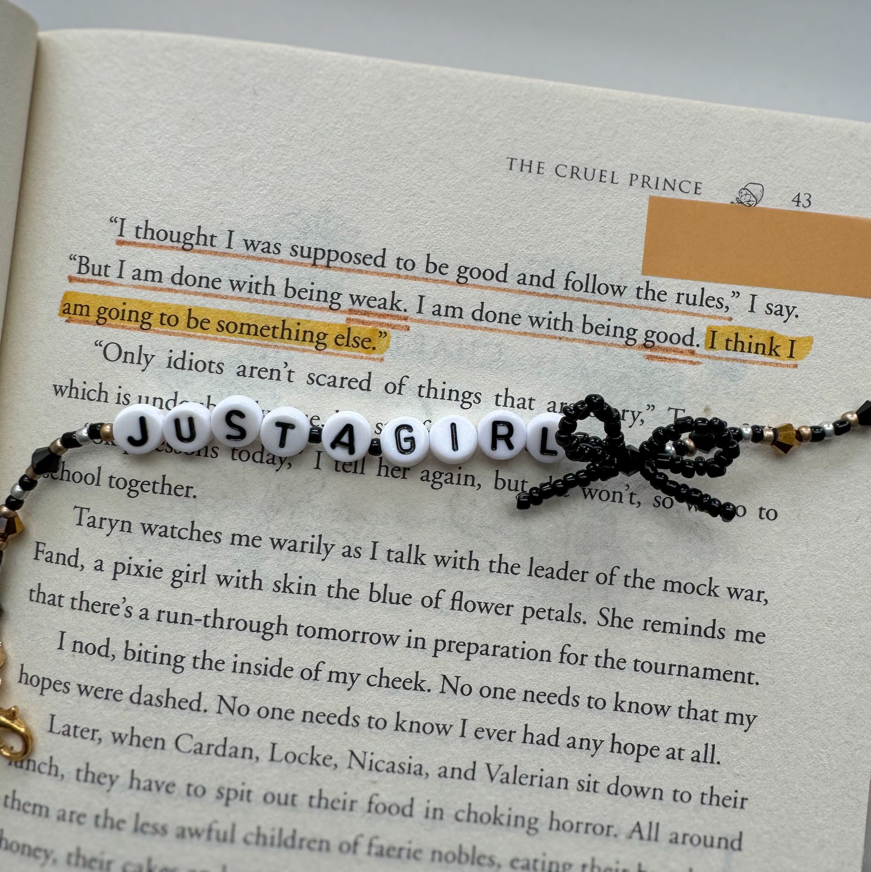 Just a Girl - Jude Duarte | Folk of the Air / the Cruel Prince Inspired  Beaded Bracelet - Etsy