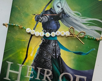 Just a Girl - Aelin | Throne of Glass inspired beaded bracelet