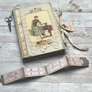 Antique Measuring Tape Junk Journal Ephemera Digital Download Printable image 1