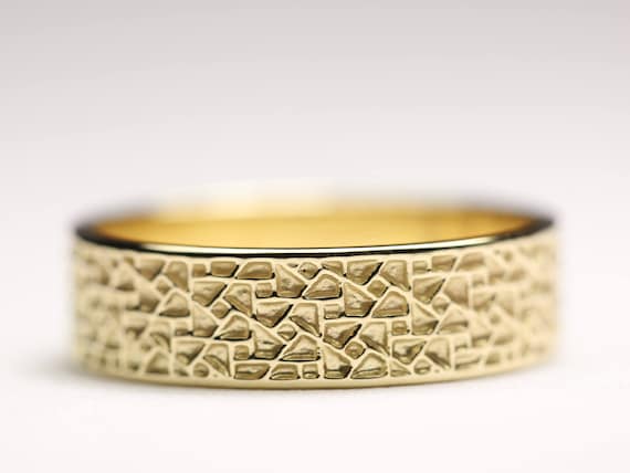 Mens gold 2024 rings etsy