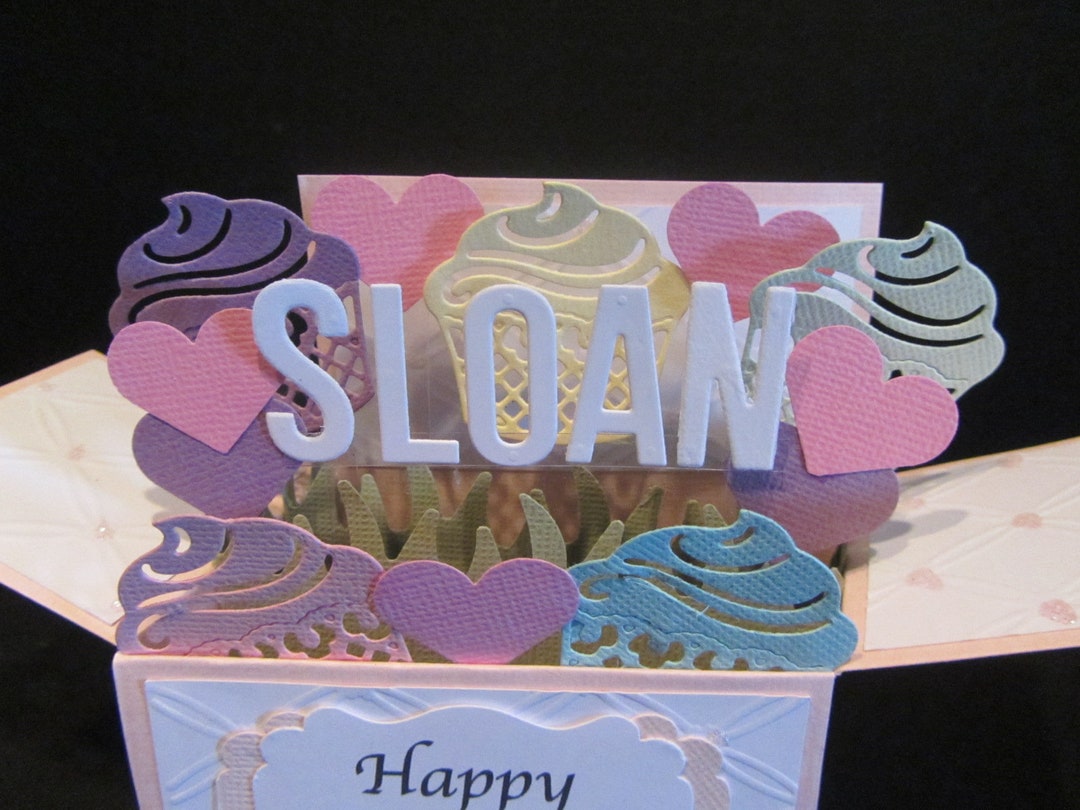 Handmade 3D Pop up Birthday Greeting Card Card in a Box - Etsy