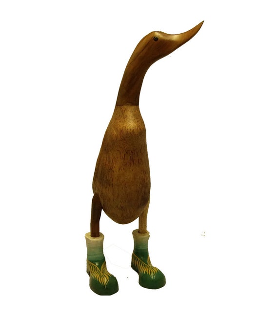 duck wearing boots