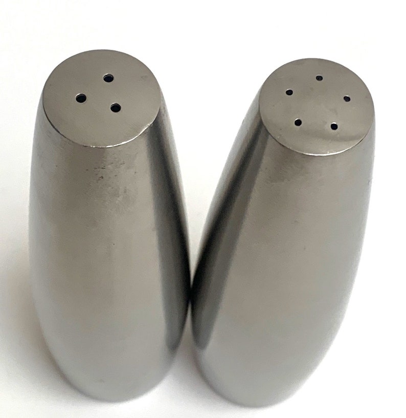 Dansk Stainless Salt and Pepper Shakers by Jens Quistgaard Etsy