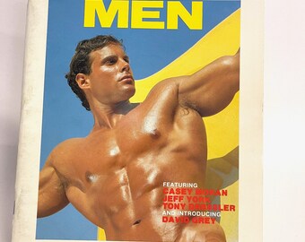 Vintage Colt Men no. 14,  A colt studio presentation. 1985 Indroducting David Grey surface wear on the cover