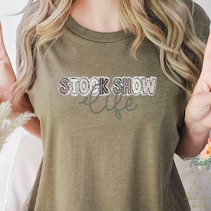 Stock Show Shirt, Farm Life Shirt, Show Mom Tee, Fair Life, Livestock Tee Pig Shirt, Lamb Goat Shirt, Clover Lamb Goat Dairy Cow Tee