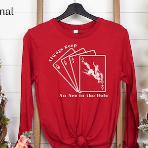 Ace Rodeo Cowboy Karten Shirt - Country Girl Shirt - Western Shirt - Spielkarte Pferd Shirt - Hold Your Horses Shirt - Rodeo Shirt