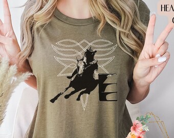 Boot Stitch Shirt Cute Western Tee Rodeo Barrel Racer Gift, Cowgirl Boho Apparel Country Music Outfits Nashville Girls Trip Texas Ranch Tee