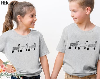 YOUTH Show Lamb Tee Livestock Tshirt Stock Show Shirt, Show Sheep t-shirt Lamb Unisex Aztec Pullover Livestock Shirt Stock Lamb, Show Gift