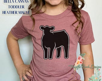 Heifer Baby & Toddler Shirt, Cattle Ranch Baby Bodysuit, Western Farm Kids Tee