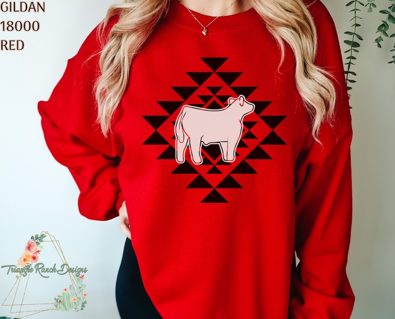 Show Steer Sweatshirt Show Steer Tee Livestock Stock Show Tee Show