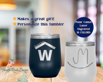 Vaso térmico para vino Polar Camel de la marca Ranch, taza de granja personalizada, taza occidental con aislamiento Cattle Bran, regalo de inauguración de casa de rancho, regalo para la novia