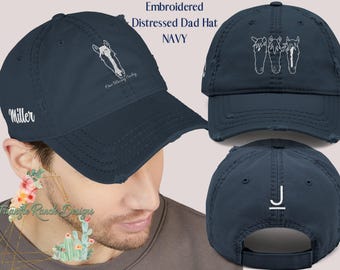 Aangepaste geborduurde hoed paard portret, gepersonaliseerde paardenpet van foto, paard moeder noodlijdende hoed, ruitercadeau, aangepaste paard kunst
