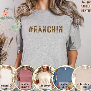 Just Ranching Shirt #Ranchin Tee Ranch Mama Gift Raising Cows and Kids TShirt Punchy Tee Crewneck Ranch T-shirt Rancher Tee Cowboy T shirt