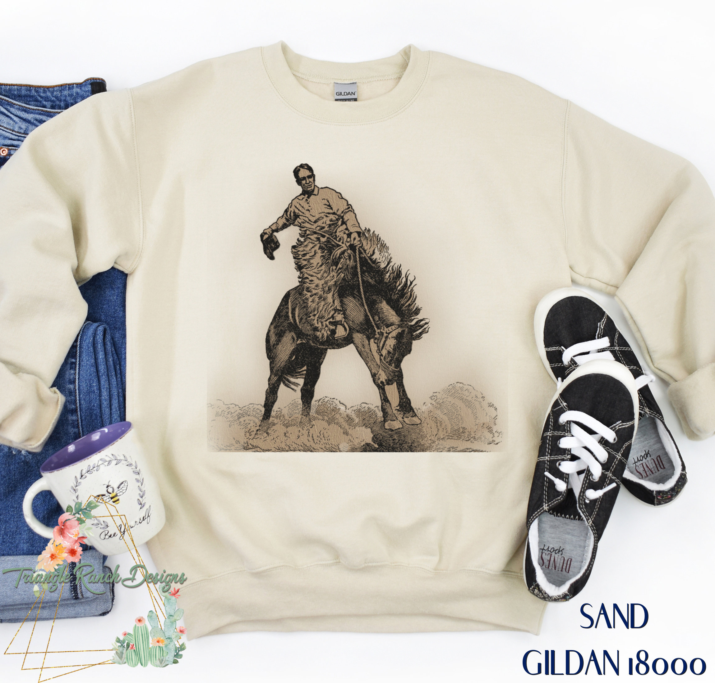 Bucking Horse Sale 1968 Hoodie main image 1