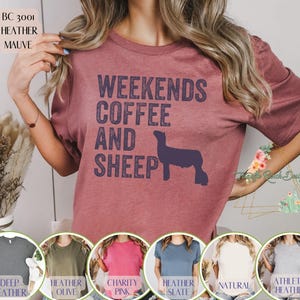 Zeigen Sie Schaf-Hemd Wochenenden Kaffee & Lamm-T-Stück StockShow Livstock T-Shirt Feinwolle-T-Stück Danke einem Landwirt-T-Stück Viehbestand-Shirt-Lagen zeigen das Leben