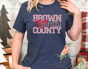 Personalisiertes Krankenhauspersonal Unisex T-Shirt, Pflegepersonal T-Shirt, Gruppe Krankenhaus Shirt, Benutzerdefinierte Geschenk für das Krankenhauspersonal