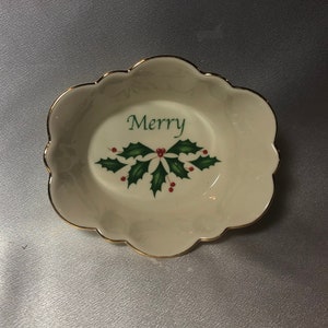 Lenox Holiday Bowl; amerykańska konstrukcja; holiday@Lenox; miska, miska na orzechy, miska na cukierki