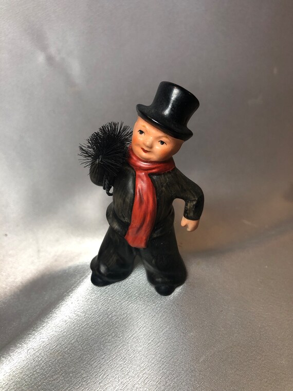 Goebel Figurine the Chimney Sweep With Chimney Brush - Etsy