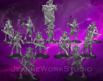 Myrmidons. 3D printed models