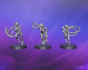Cyber Prisoners Arco, Multi-component constructor. Set of 3 figures