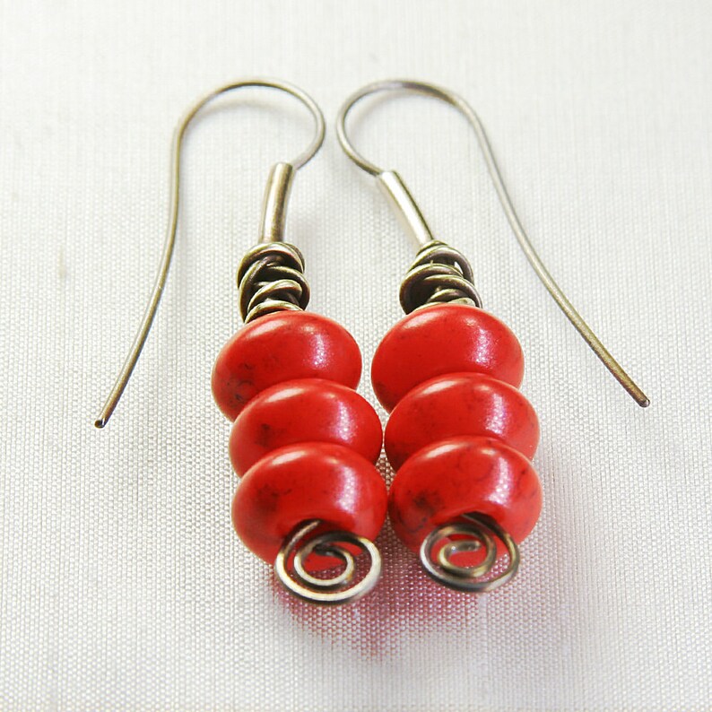 Titanium Tangle Triplet Earrings