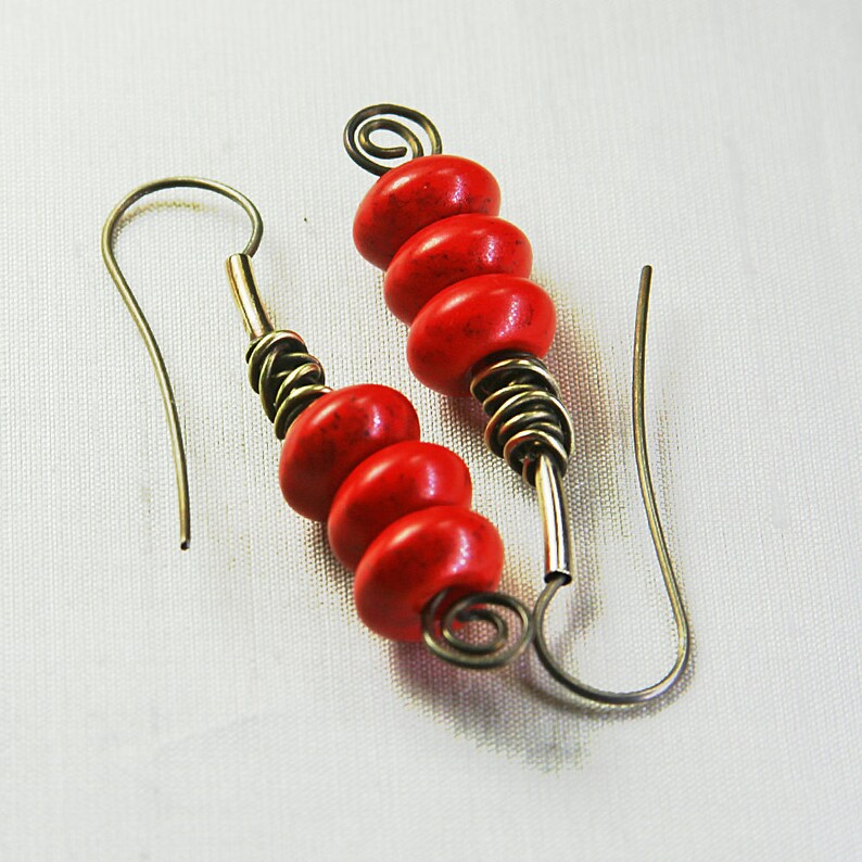 Titanium Tangle Triplet Earrings