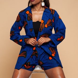 Tope Ankara jacket, ankara blazer, african print jacket, african print blazer